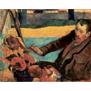 Ван Гог, рисующий подсолнухи