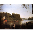 Вид на озеро Молдино в усадьбе «Островки» имении Н.П.Милюкова»